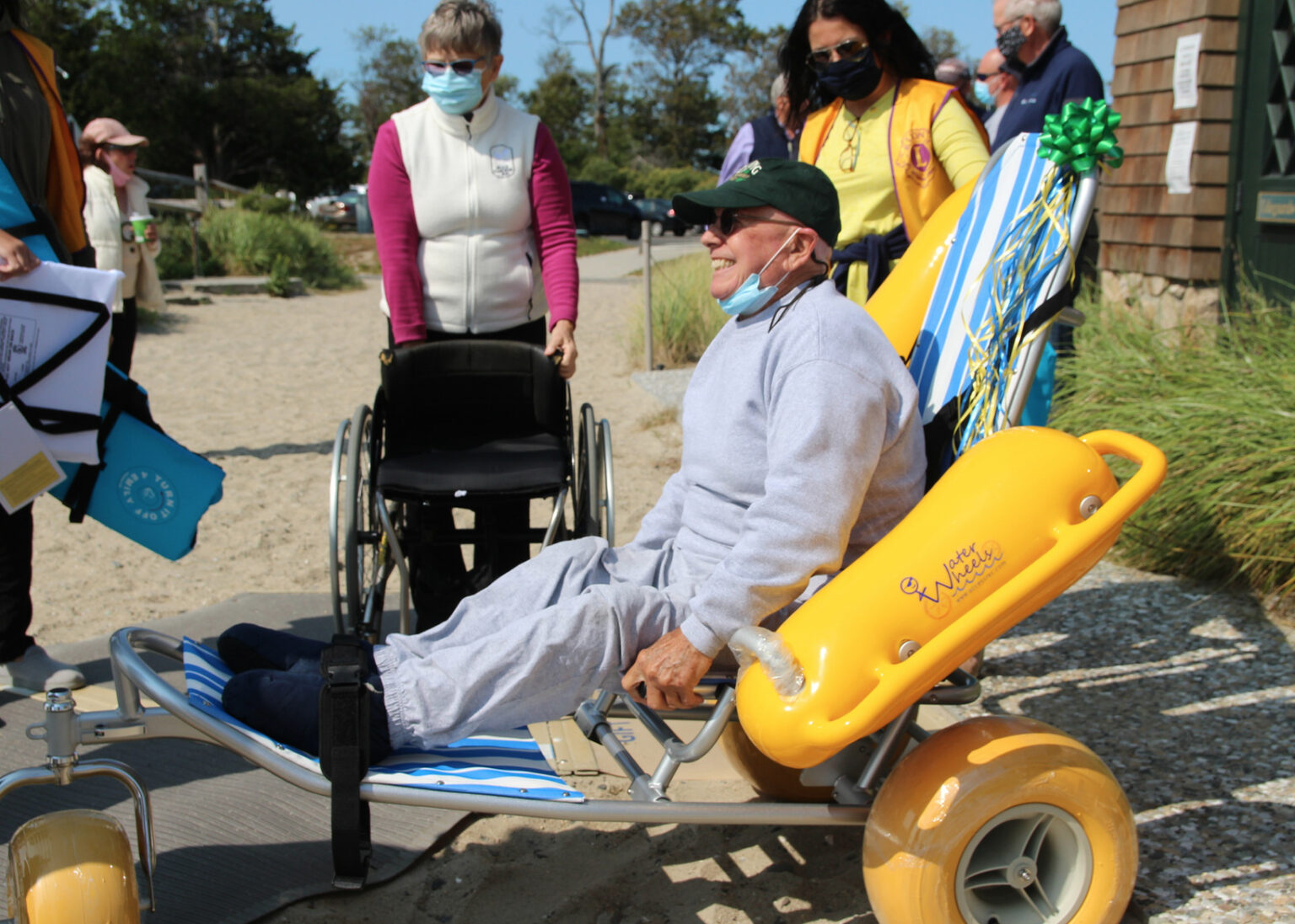 Water Wheelchair Helps People with Disabilities Get to the Sound