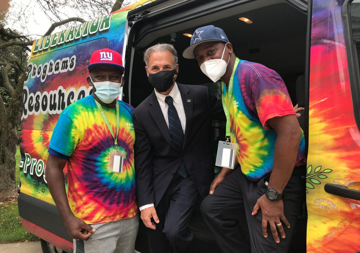 Greenwich Partners with Liberation Programs for Weekly Wellness Van