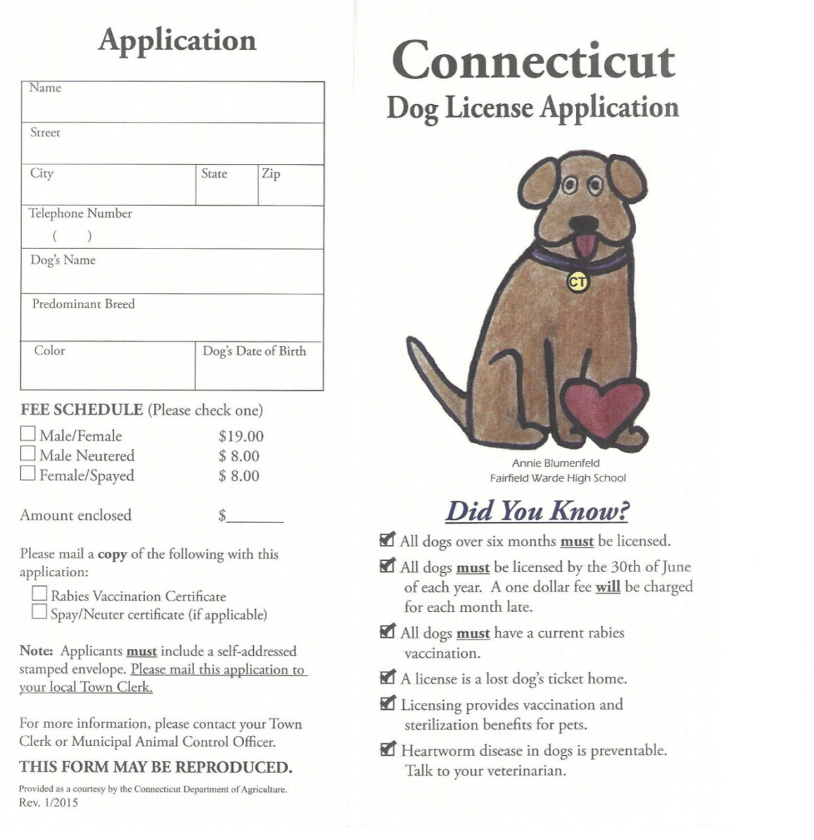 Get Licensed! June starts new dog licenses for dogs Greenwich Free Press